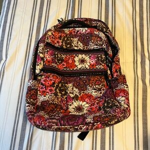 Vera Bradley Floral Quilted Backpack - Pink Multi